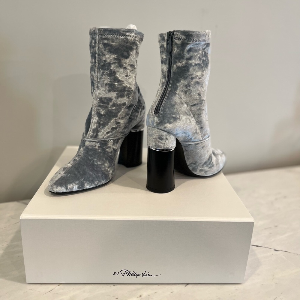 3.1 Phillip Lim Kyoto crushed velvet ankle boot
